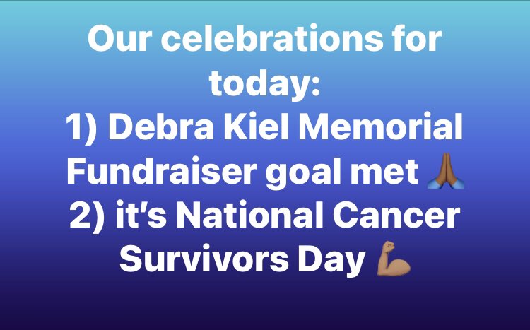 KielColonCancer's tweet photo. The goal has been met. Thank you all for your support. We look forward to adding more survivors to the list through our organization’s initiatives &amp; improving the quality of life for survivors. The real work begins now! https://t.co/08QbD1NYAY