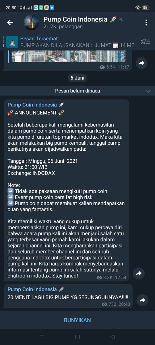 jeks_situmorang's tweet photo. Saya pikir Pump ini bagus... Ya bagus untuk pemilik group (pic) yg mengajak pump #crypo #indonesia.

Tapi saya tidak yakin (admin) bersamaan dalam membeli. Namun sudah melakukan buy di awal. 

Bukan ajakan. Tp berhati-hati lah.

Pump bisa menguntungkan atau merugikan. #simple https://t.co/7v6JkKgQap