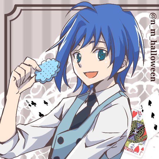 そる お誕生日らしからぬイラストだけど おめでとう 今年も大活躍の一年だったね 次の一年の活躍も楽しみにしてるね 先導アイチ生誕祭21 アイチ誕21