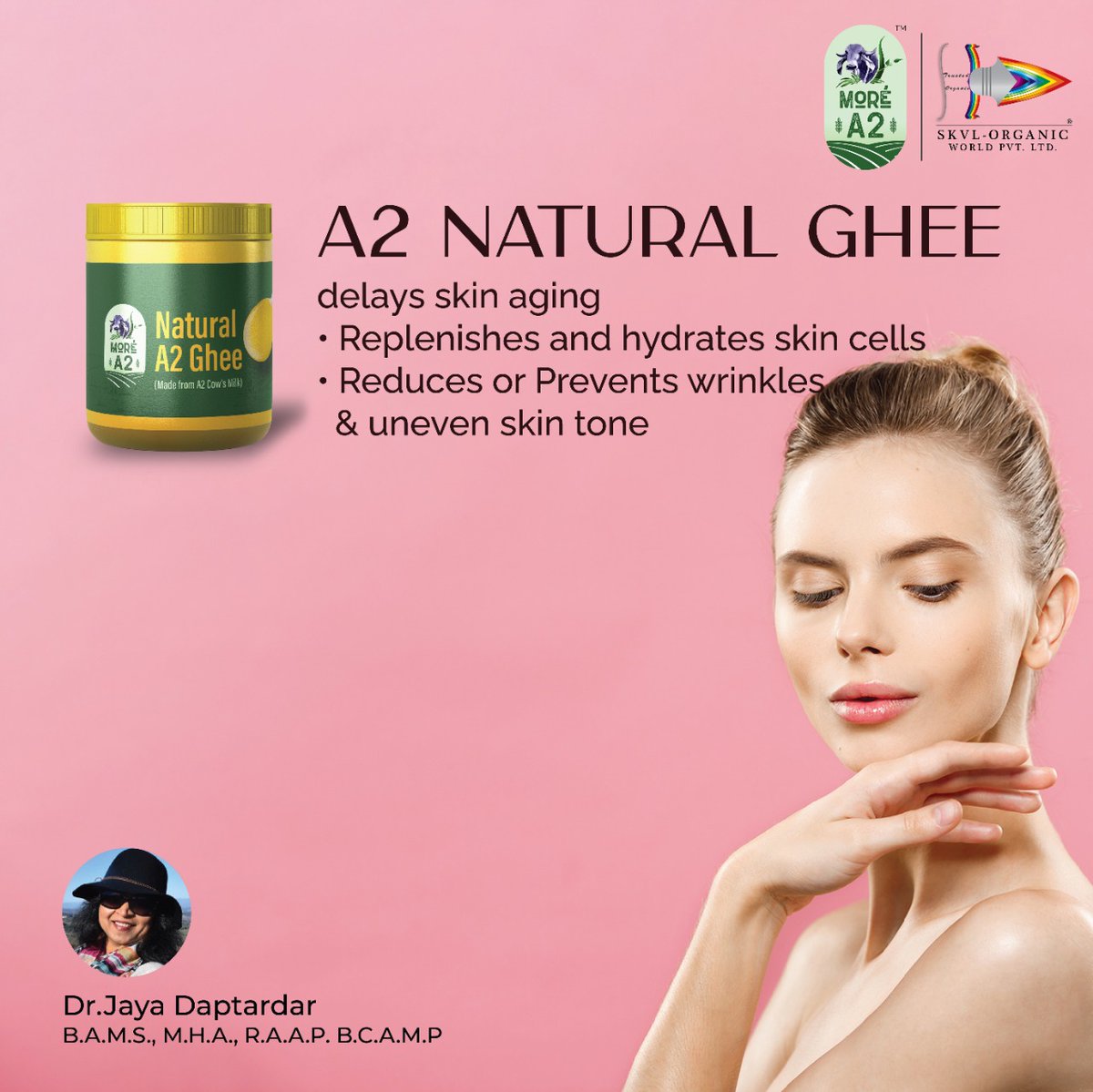 skvlmorea2's tweet photo. Applying Natural A2 Ghee topically before bedtime to delay the onset of signs of skin aging such as wrinkles, dark spots, uneven skin tone, blemishes. It works its magic overnight to replenish and hydrate the skin cells.

Visit us on https://t.co/bNqzNi0pU0
 for product enquiry. https://t.co/lVfFG5IrV5