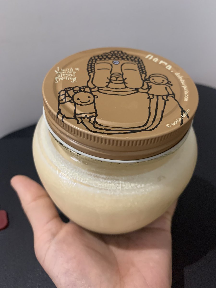 yuki_Qomolangma's tweet image. 大仏プリン💓めちゃうま。
too big😋