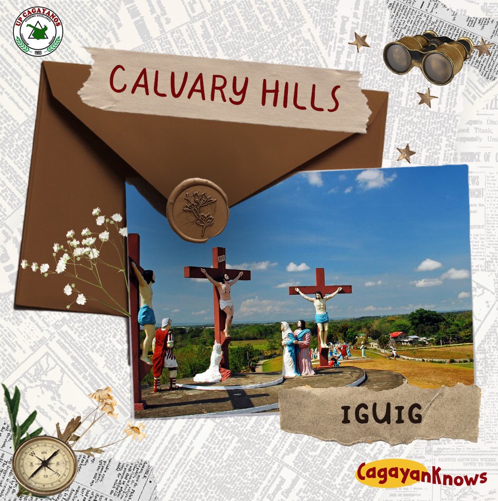 UPCagayanos's tweet photo. Calvary Hills
Iguig
This duplicate of the 14 Stations of the Cross set up amidst Spanish era ruins. It is situated atop an 11-hectare rolling terrain overlooking the Cagayan River. The images are more than life-size concrete monuments standing on a hillside.
#CagayanKnows https://t.co/aYltzchwC1