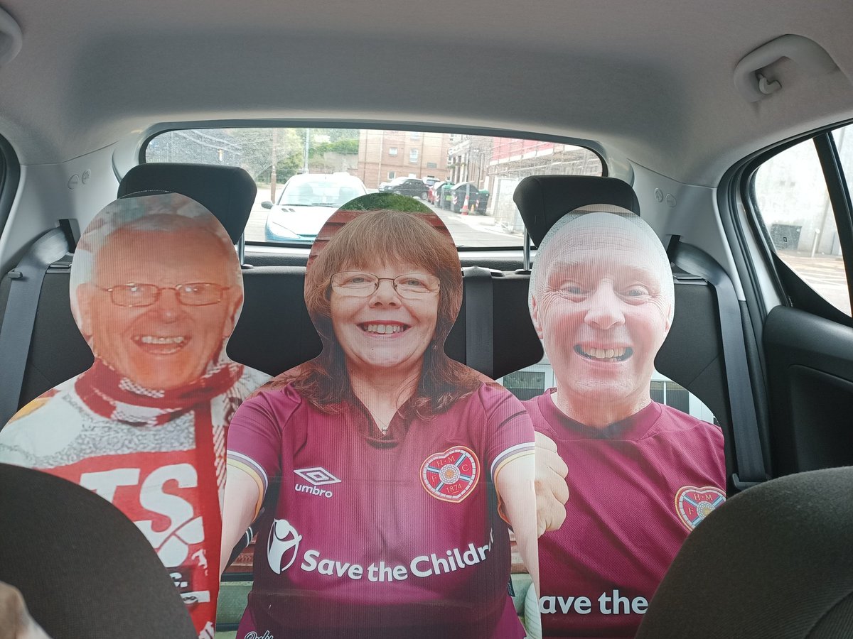 Di_Jeffrey_Robb's tweet photo. Loving my cardboard cutouts, especially of my dad who is no longer here. He had his seat in his beloved Tynecastle. Thank you @FansAtTheGame and @JamTarts ❤️ https://t.co/EDNFtCkrJH