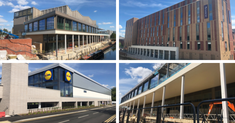 10 construction photos of Banbury's new leisure complex, Premier Inn and Lidl j.mp/34RQh6L