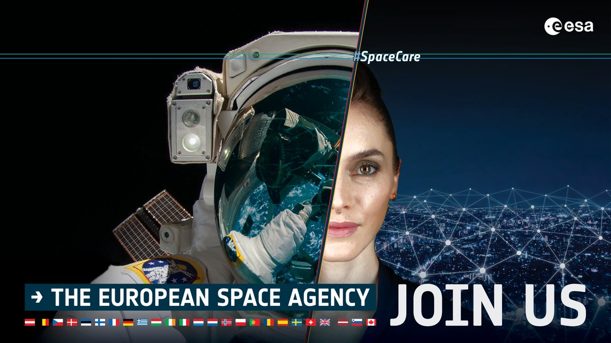 Job vacancies: must be willing to (space) travel. 

👇APPLY👇

See 👉 esa.int/YourWayToSpace 
Apply 👉 jobs.esa.int
Fly 👉 esa.int/Science_Explor…

Applications for our #AstronautSelection are OPEN UNTIL 18 June 2021.

Good luck on #YourWayToSpace 👍

#ESArecruits
