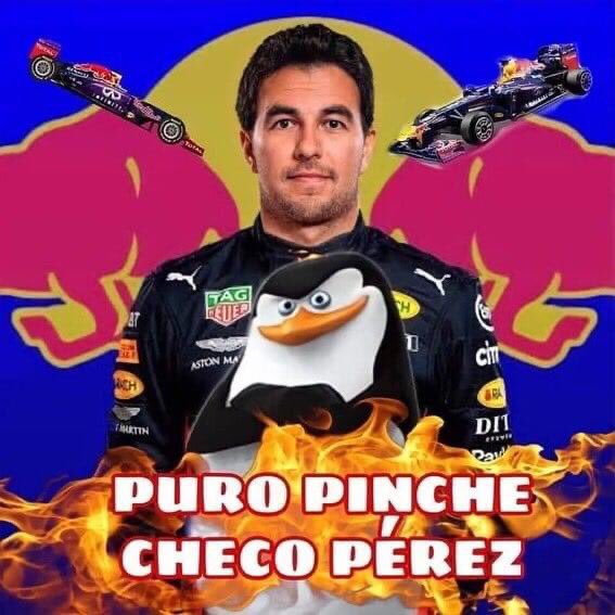 Puro pinche Checo Pérez y no mamadas
