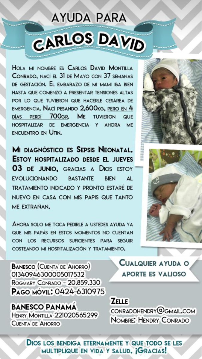 Luz Pereira Les Voy A Pedir Una Ayuda Enorme Para Este Bebe Que Es El Hijo De Una Amiga Y Necesita Ayuda Con Los Gastos Por Favor Por Favor