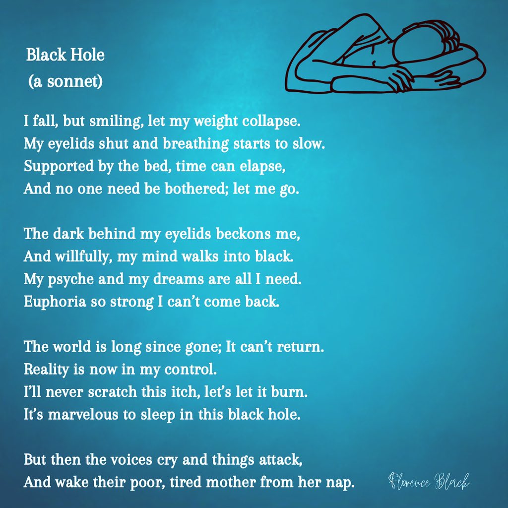fblack_author's tweet image. Happy #shamelesselfpromosunday! Check out my new poem, “Black Hole!” Complete with iambic pentameter and all your other favorite poetic devices. Drop your current #wip and I will retweet! #writerslift #WritingCommunity #poetry #sonnet #writer #rt