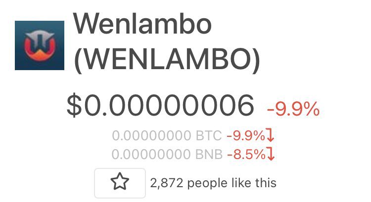 cryptopolica's tweet photo. $500 • 7 days

Retweet and follow @WenLamboDeFi then:
♤ Access: https://t.co/OzBylINzCB
♤ Search: WenLambo
♤ Tap ⭐️ then reply proof https://t.co/5CGzUFmB9q