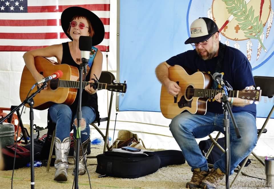 Joe Mack and Carter Sampson will be Rockin’ The Dock at the Oklahoma Music Hall of Fame Thursday, June 10th 7-9 PM. C’mon!