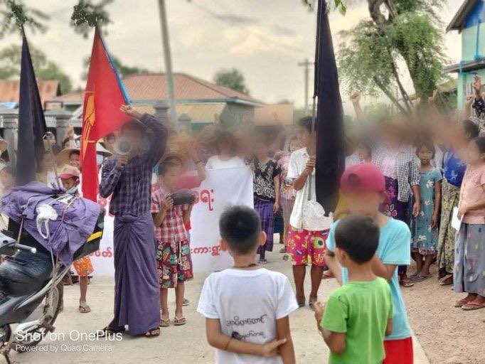 wyp_131's tweet photo. Strike against military dictatorship on June 6 at Phaungkar Village, Salingyi Township led by Generation Alpha and local residents . #WhatsHappeningInMyanmar #June6Coup https://t.co/1h9VSHoc7E