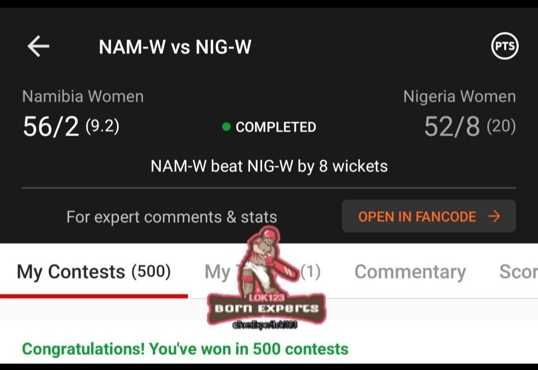 Lokendr_123's tweet photo. PERFECT 500 ✌️ #DREAM11 https://t.co/tZLdsT1OH7