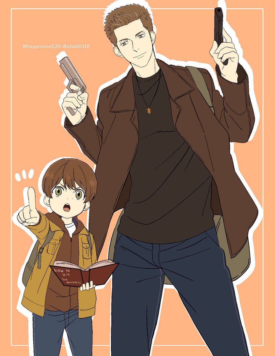 「#SUPERNATURAL fanart"Let's go hunting wi」|りとせのイラスト