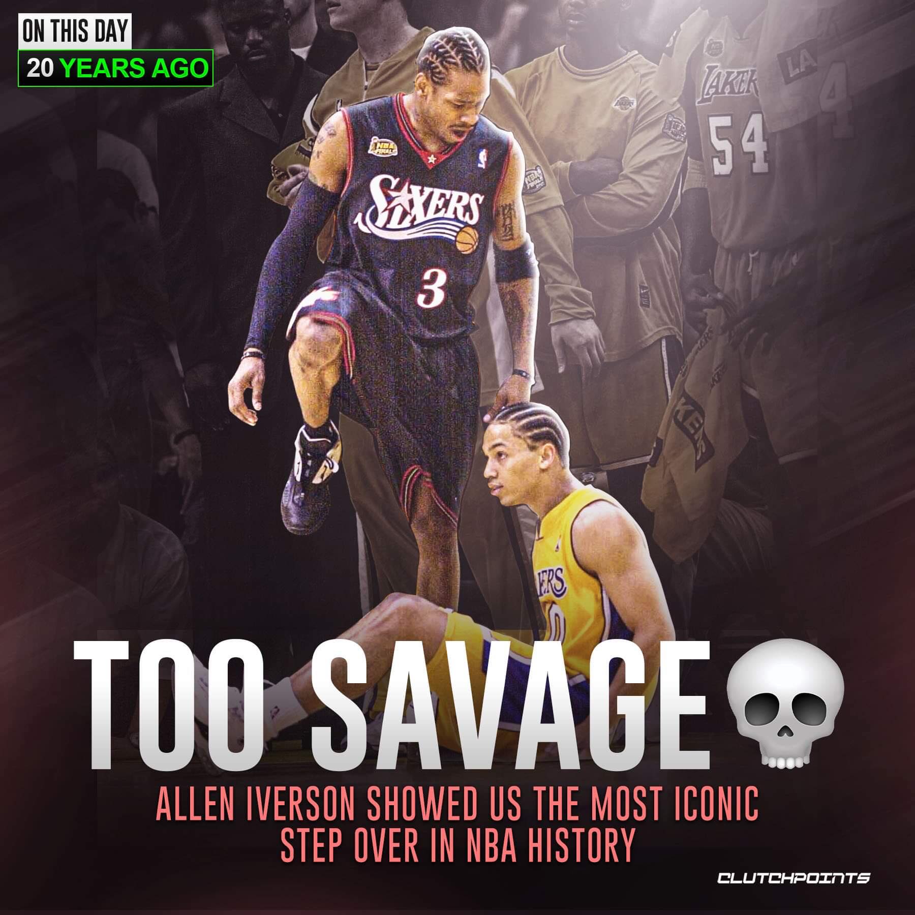 Allen Iverson Reveals He Was Embarrassed After Iconic Ty Lue StepOver   Fadeaway World