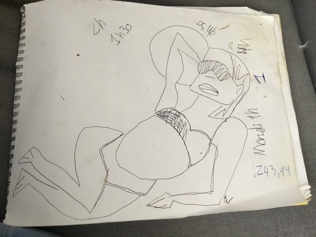 drunkenBouddha's tweet photo. #pregnant #pinup #atthebeach #handdrawn #digitalart #blacklines #cubism #lowbrow #bikinimodel #doodle #punkstyle #drawingpapers #sketching #fauvism #baba #bikiniseason #saint #trashartist #nolikes https://t.co/K5RhHCkgr2