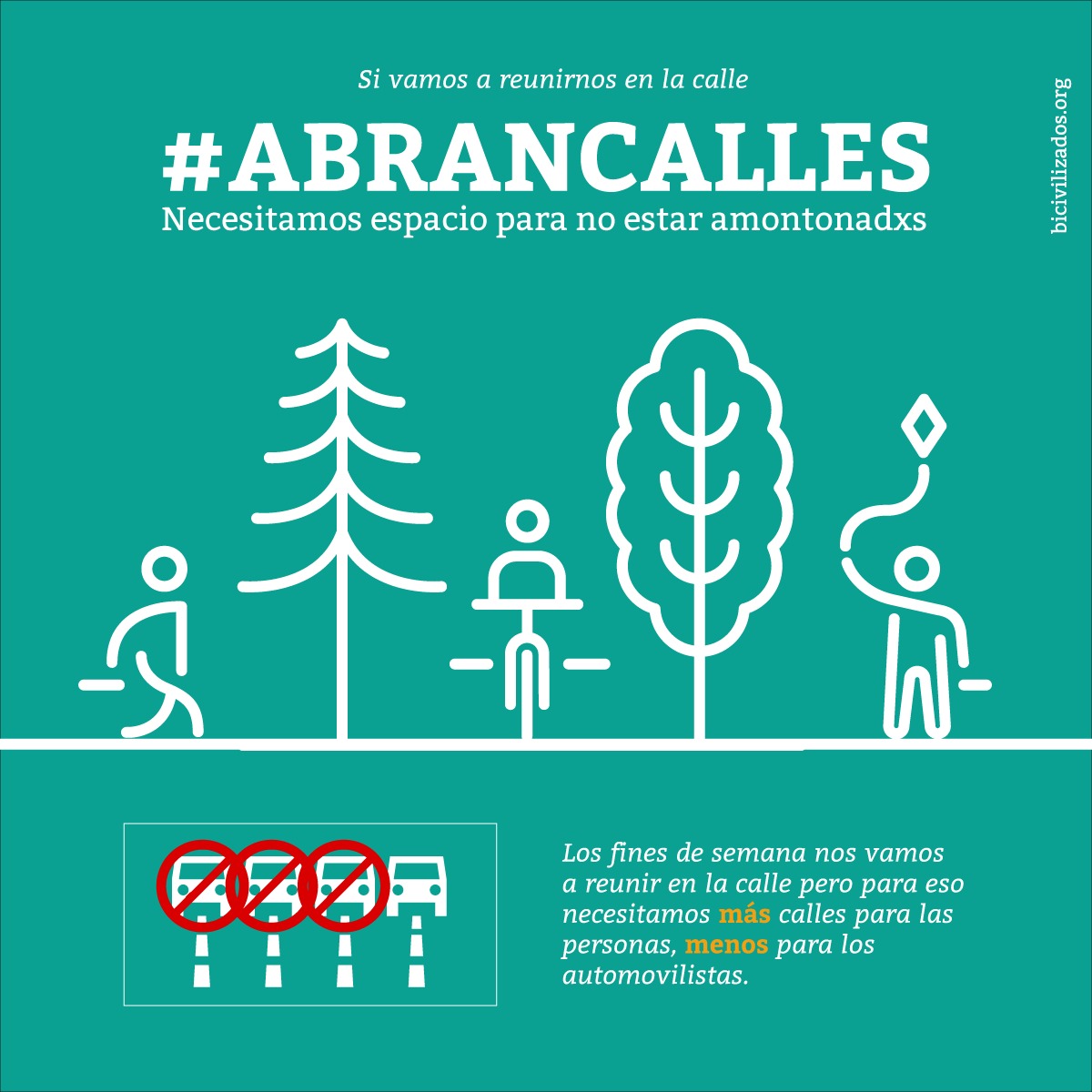 bicivilizados's tweet photo. Salgo a caminar y no puedo entender porque no lo hacen #abranCalles https://t.co/Qde7H3WRnr