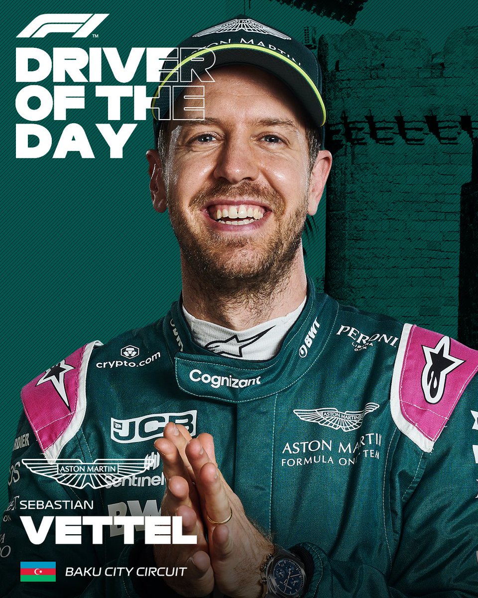 F1's tweet image. S E B

#AzerbaijanGP 🇦🇿 #F1DriverOfTheDay