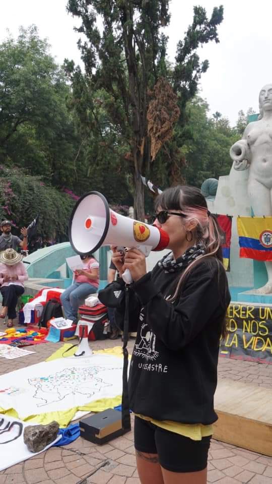 Colombiateveo's tweet photo. Colombianos, mexicanos y personas de todo el mundo en la CDMX pedaleamos en solidaridad con la situación de Colombia y las víctimas del Paro Nacional. #colombiateveo #SOSColombiaDDHH #ParoNacional5J https://t.co/AdjQlJ1sCt