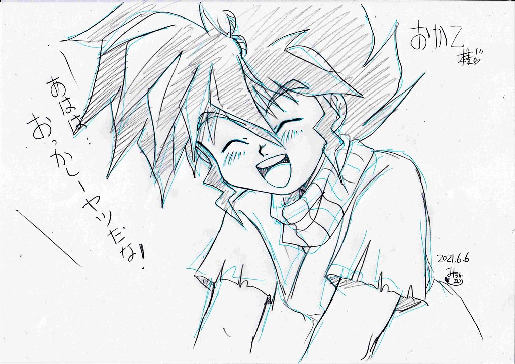 リクエスト4枚まとめ✨( ☆∀☆)
寝る前リクエストで構ってくださった皆さん、本当にありがとうございました~💖💕
何度描いてもワタルキャラは、いいです✨最高~💖💕( ≧∀≦)ノ💕💖
