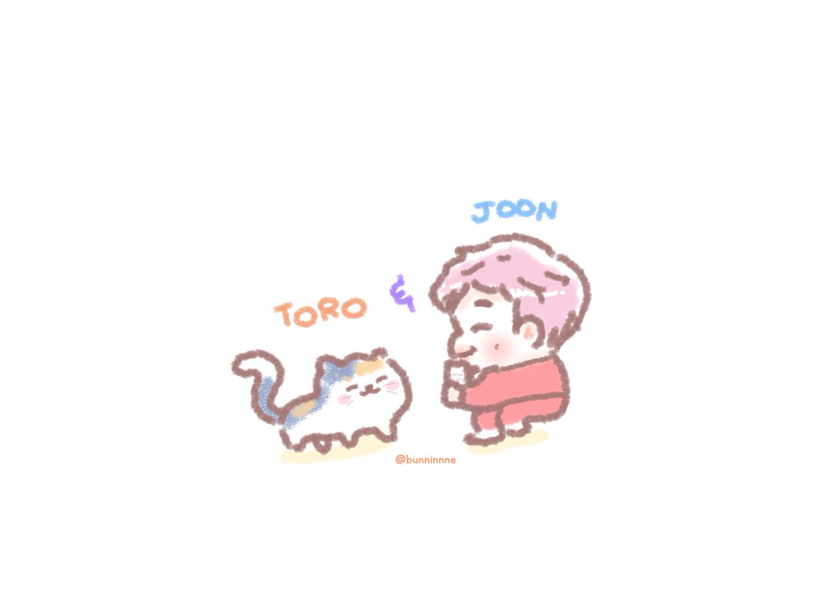 「Toro and Joon #RM #btsfanart 」|vani૮ ˶ᵔ ᵕ ᵔ˶ აのイラスト