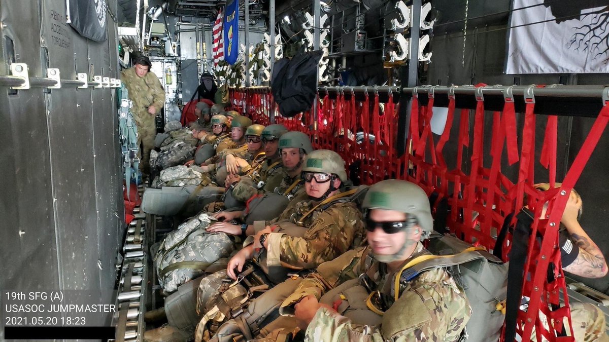 19th Special Forces Group (Airborne) recently conducted a United States Army Special Operations Command (USASOC) Jumpmaster class. Jumpmasters are the expert Paratroopers in an Airborne unit who teach and train techniques for jumping from aircraft.
#SpecialForces
#SOF
#DOL