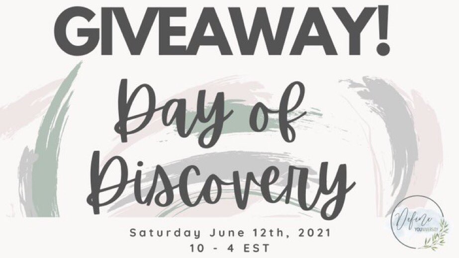 JjJj821's tweet image. I have 5 tickets to giveaway for next week’s Day of Discovery...DM me if you are interested!! How often are you afforded the opportunity to grow yourself both personally and professionally at the same time? #DefineYOU define-youniversity.mykajabi.com/dayofdiscovery