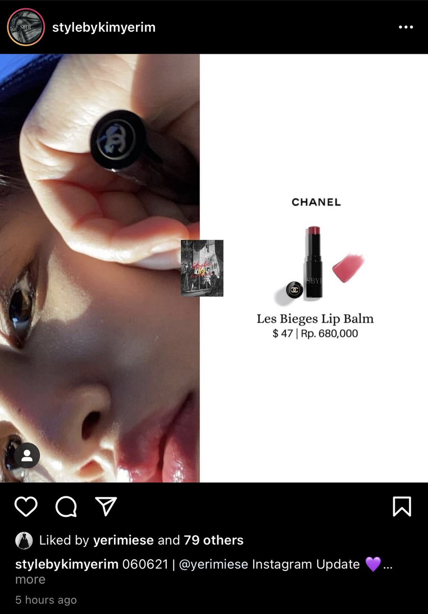 [IG] 210606 - YERI liked a fan (stylebykimyerim)’s post!

#레드벨벳 #예리 #YERI <a href="/RVsmtown/">Red Velvet</a>