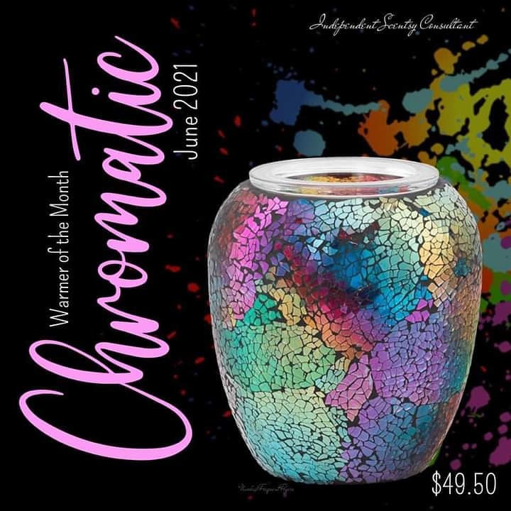 Chromatic June Warmer of the Month 
#scentsy #chromatic #warmer #june #wotm