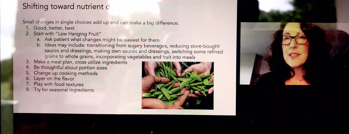 VaNiPaLeTi's tweet image. Culinary medicine conference Day 3 

Listening to #nutrientdensity 
#mealprep
Mixing up #cookingmethods
How to go low salt by #builiding up #flavor 
Increasing #fruits n #vegetables 

@HealthMeetsFood 
@DrGourmet