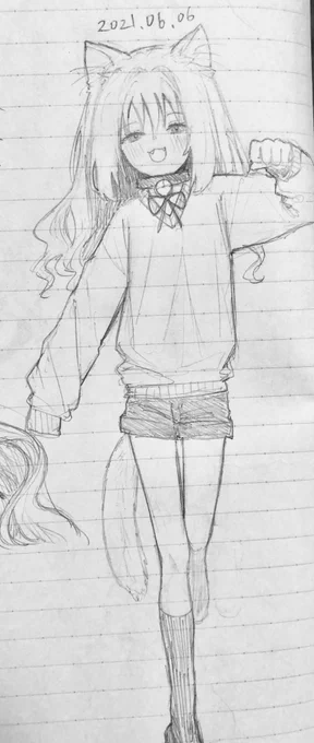 きょうのらくがき
(1枚絵はもうそろそろ出来上がるので待ってほしい) 