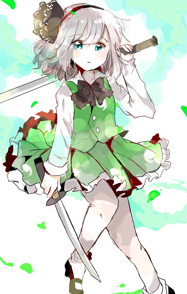 魂魄妖夢 「みょ 」|sakiのイラスト