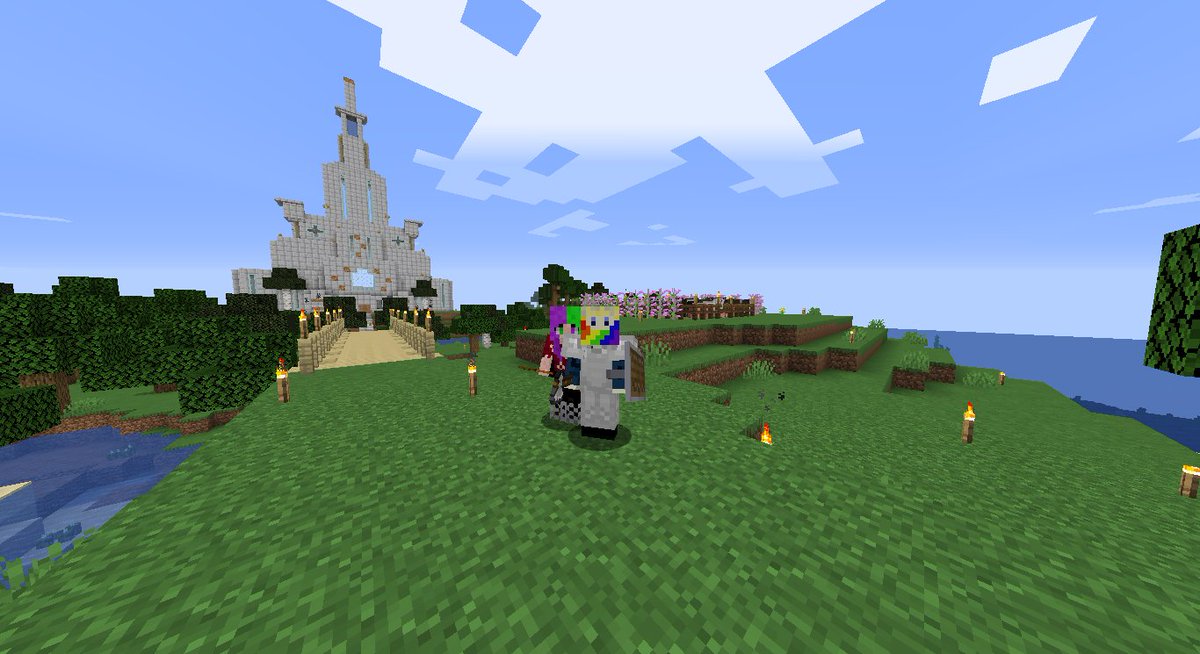 ThePetieDean's tweet photo. @Im_Moo_M0o and I did a tour of our SMP builds this morning.  Thanks to those who stopped by!  Don't forget to drop Moo_M0o a follow!

#minecraft #minecraftwithmom #minecraftbuilds https://t.co/3tqDePTRrE