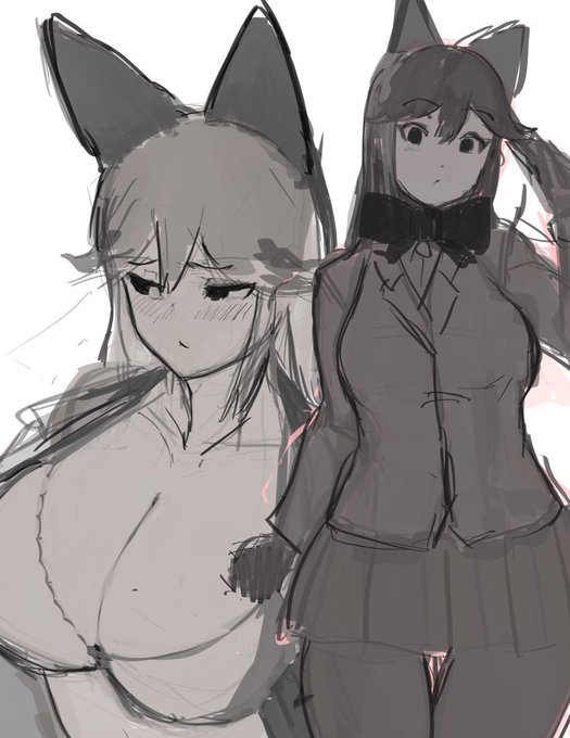 進捗です、いつも描かない下着がんばって描きます 