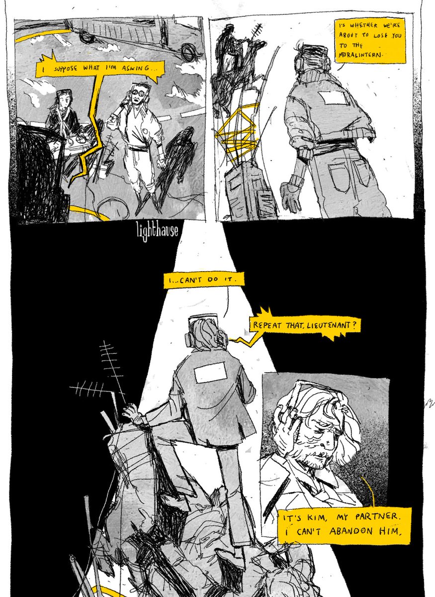 #DiscoElysium a comic and some sketches 