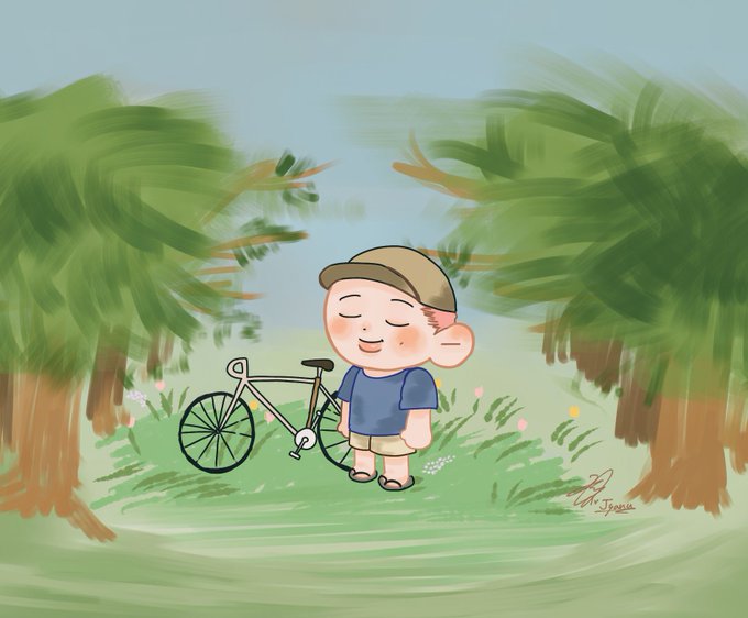 「bicycle standing」 illustration images(Latest)｜3pages