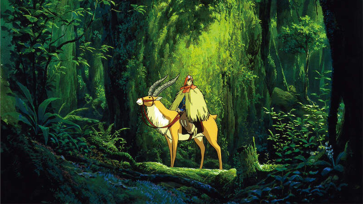 ElliottBlackwe3's tweet photo. The natural world of Princess Mononoke (1997) https://t.co/X53gy44ZsP