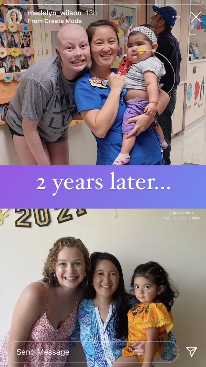 Had a wonderful day seeing friends and celebrating Madelyn!  The highlight was a surprise visit from this little angel. We became buddies with Magaly when she was on 5200 the same time as Mad. They drove over 3 hours to see Mad!  Priceless! Anna was Magaly’s favorite nurse.