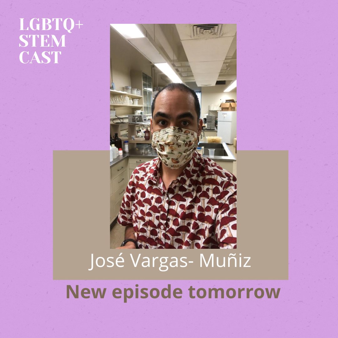 LGBTQ+ STEM Cast (@lgbtqstemcast) on Twitter photo New episode with @MycoRican coming tomorrow👀 Him and <a href="/FelixJBerrios/">Felix “Javi” Berrios</a> chat about fungi, going to school in Puerto Rico and starting a lab in a pandemic. You don’t want to miss it! Happy pride month 🏳️🌈 New episode with @MycoRican coming tomorrow👀 Him and <a href="/FelixJBerrios/">Felix “Javi” Berrios</a> chat about fungi, going to school in Puerto Rico and starting a lab in a pandemic. You don’t want to miss it! Happy pride month 🏳️🌈