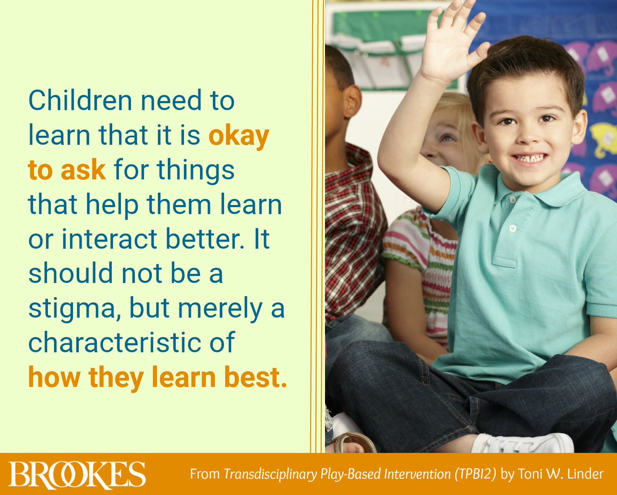 BrookesPubCo's tweet photo. Teach children that it's okay to ask for things that help them learn better. #quote #earlyed #earlyyears https://t.co/eQ1KD5Z2Af