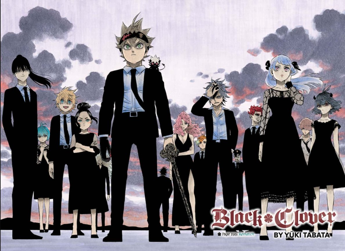 NEW Black Clover Black Bull Squad Grey Uniform Outfit Anime Cosplay Costume  {4}