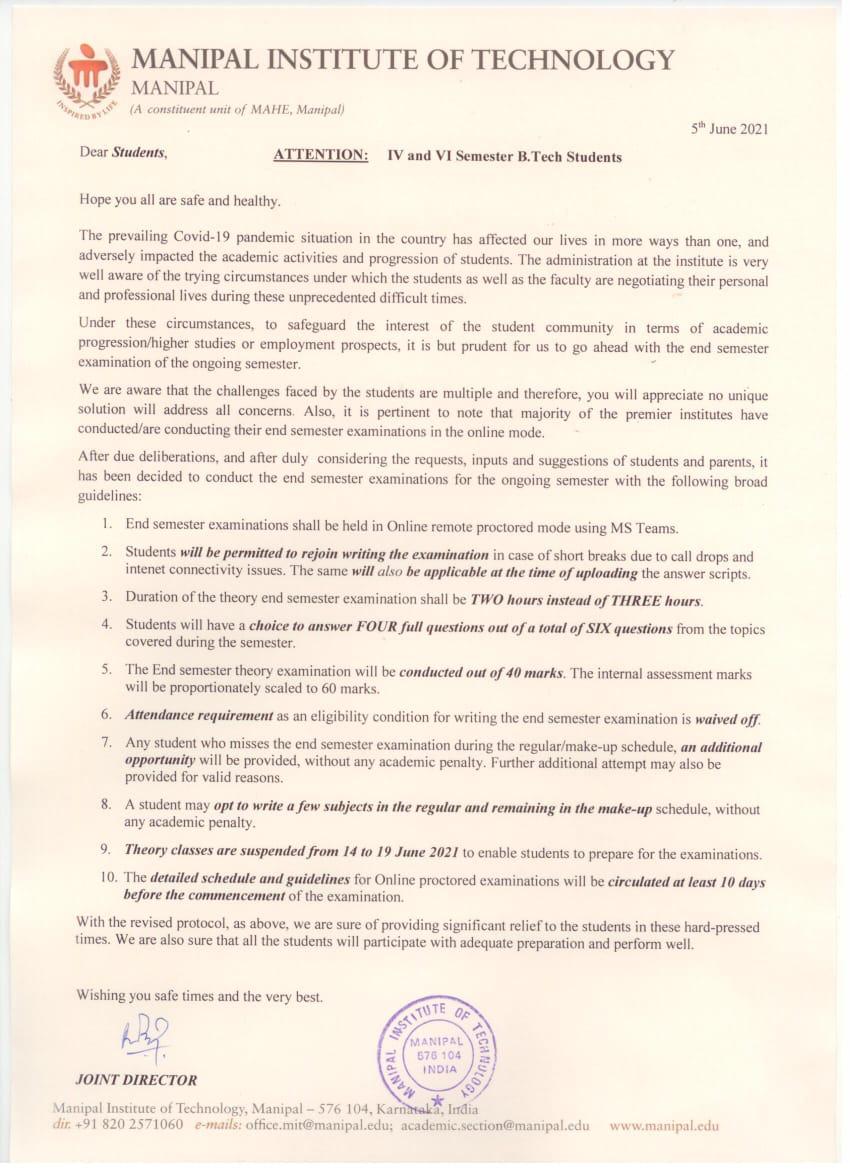 BiryanReactive's tweet photo. AS ALWAYS MANIPAL ADMIN AGAIN RELEASED A CIRCULAR WITH UNCLEAR INSTRUCTIONS AND HAS MADE THE EXAM PATTERN EVEN MORE DIFFICULT AND STRESSFUL!!!!!!!!
@TOIPlus 
@nsui @ugc_india @TheQuint 
#TrauMIT 
#enoughManipal 
#ManipalTroublingStudents 
#enoughMAHE https://t.co/sOua7bwb3D