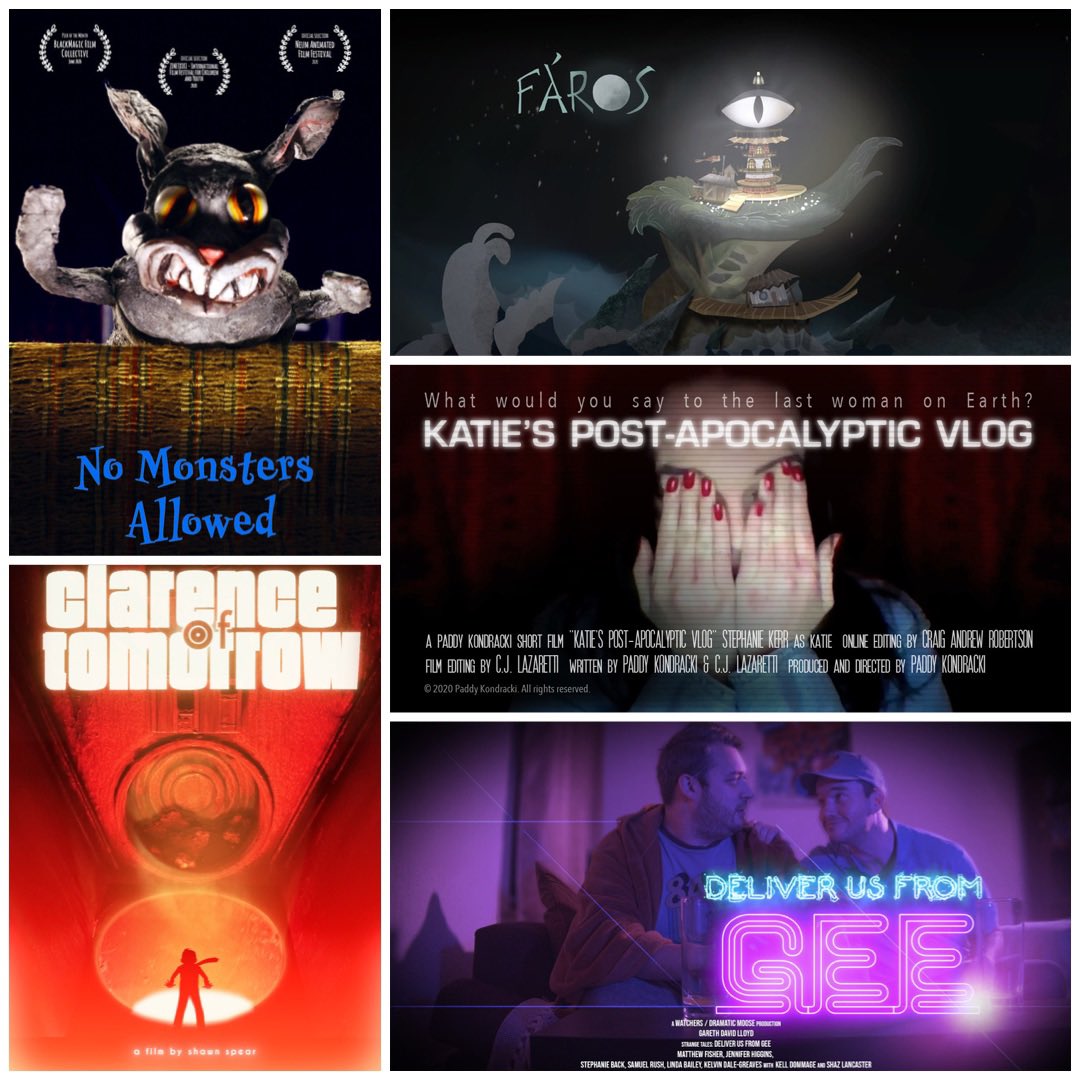 The Midwest Sci-Fi Short Film Festival is streaming on a screen near you on June 19th! Meet the first batch of films:

No Monsters Allowed
Clarence of Tomorrow 
Faros
Deliver Us From Gee
Katie's Post-Apocalyptic Vlog  

Purchase All-Access Passes here: bit.ly/msffjune