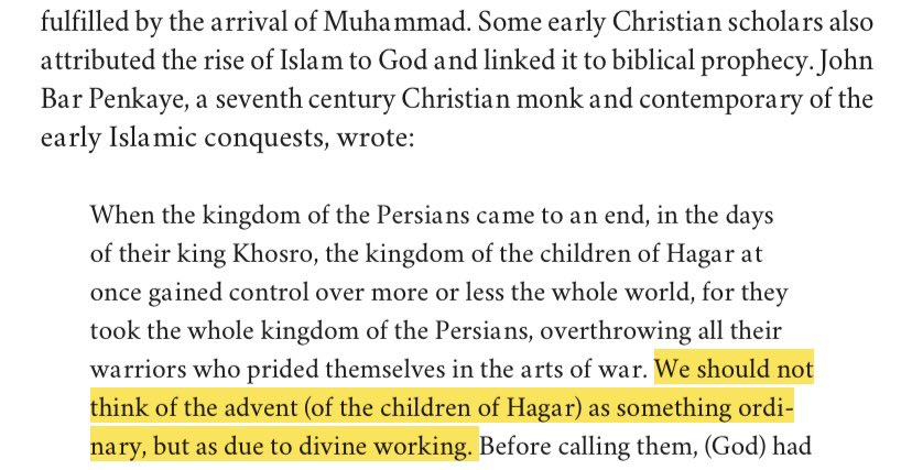 Furthermore, our mighty prophet is the only lawgiver who fought the nations and put them in their place in the name of God. So much so that even 7th century Christian scholars had no choice but to admit that Muslims were aided by divine support.