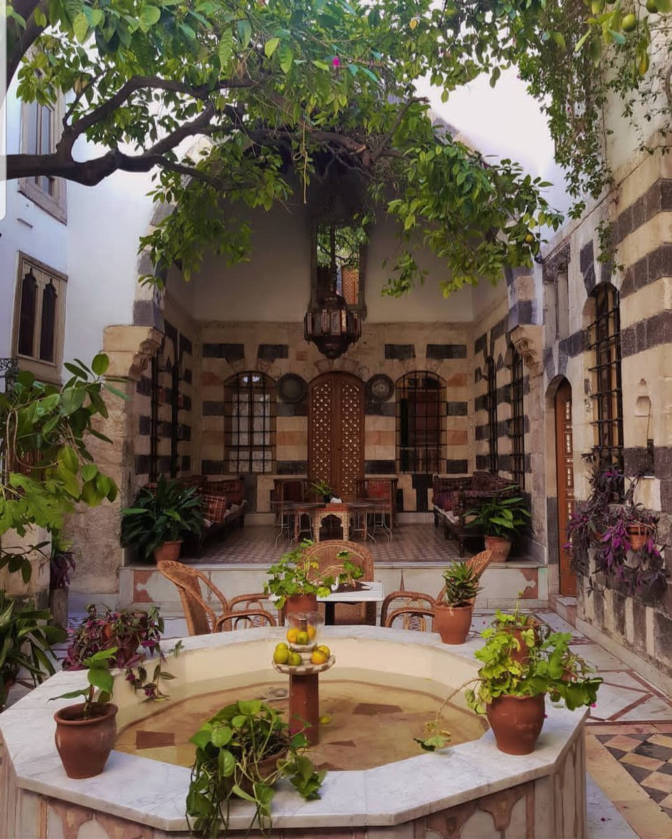 Arabbeau's tweet photo. Damascene House - Syria https://t.co/KHbErCh1tx