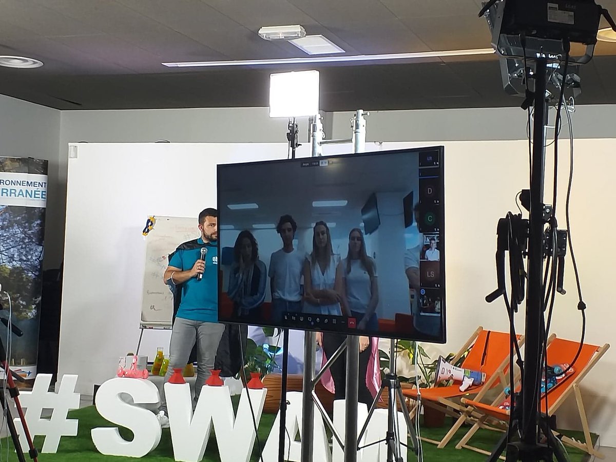 swAixMarseille's tweet photo. #SWAM2021 Les pitchs sont en cours! Merci à #Escaddron et #Symbiozz pour leurs présentations engagées! Merci à notre #superjury pour leurs questions pertinentes #Betterworld https://t.co/JwbUKq9EwY