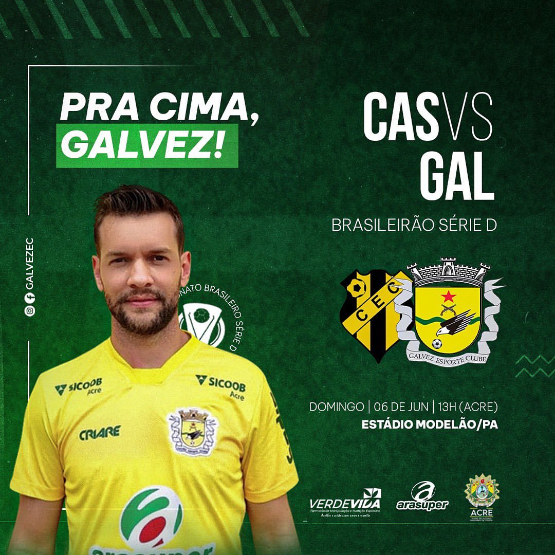 É HOJE QUE O ESTADO DO ACRE PARA!!!!! É A ESTREIA DO NOSSO AMADO GAVIÃO, DO NOSSO AMADO GALVEZ NA SÉRIE D.