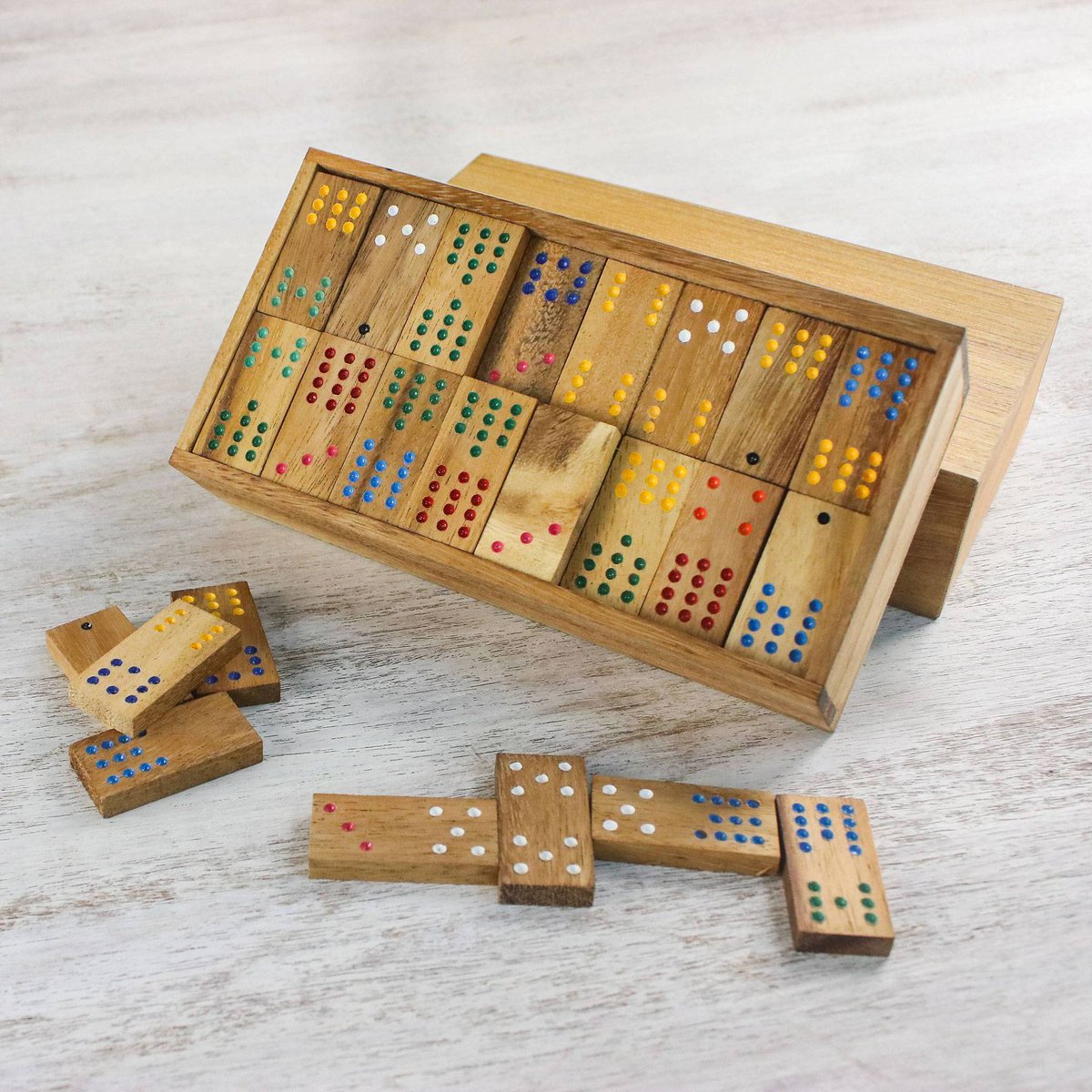This Father's Day, forget run-of-the-mill. Shop this collection of unique, handcrafted items that he's sure to love, such as this handcrafted domino set. Dominos set: bit.ly/3ikYBE0. 
Father's Day Collection: bit.ly/GifTsForDad.   #handmade4life.