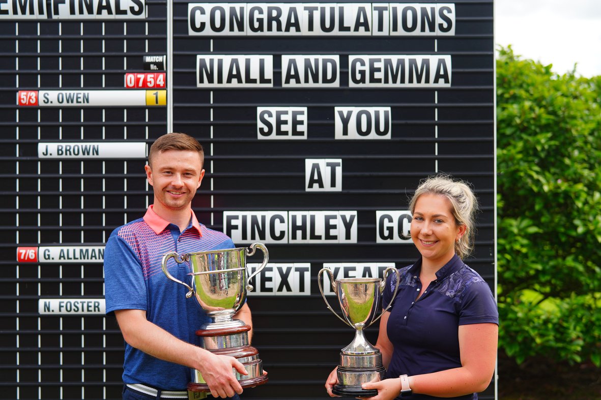 Middlesex Golf (@middlesex_golf) on Twitter photo Our two champions Niall Keogh of <a href="/SudburyGC/">Sudbury Golf Club - 1920-2020</a> and Gemma Allman of <a href="/StanmoreGC/">Stanmore Golf Club</a> Huge congratulations both, great three days' of golf! Our two champions Niall Keogh of <a href="/SudburyGC/">Sudbury Golf Club - 1920-2020</a> and Gemma Allman of <a href="/StanmoreGC/">Stanmore Golf Club</a> Huge congratulations both, great three days' of golf!