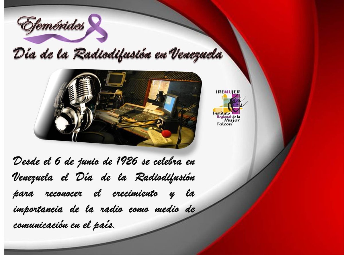 #EfeméridesDelDía 6 de #Junio
Con la llegada de la Revolución Bolivariana y del Comandante Hugo Chávez, la radiodifusión en Venezuela vive su época dorada, gracias a sus políticas de inclusión y desarrollo para el pueblo venezolano, se crean emisoras comunitarias y alternativas.