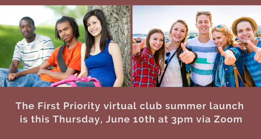 YCLPrograms's tweet photo. First Priority of Tampa Bay will start the summer virtual club this Thursday @ 3pm. https://t.co/d9raUcUicO